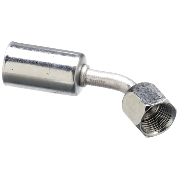 Gates Female SAE 45 degrees Flare Swivel, 45 degrees Bent Tube, Aluminum 733200225 - main
